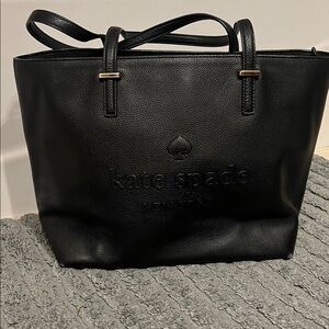 Kate Spade Black Pebbled Tote